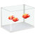 森森 超白玻璃小鱼缸HRK-500套缸款(长50cm)热弯玻璃+过滤器+水草灯