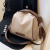 酷奇袋鼠（KUQIDAISHU）网红小包包女2023夏季新款时尚简约格子贝壳包帆布包女单肩斜挎包 花黑色