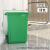 YYN商用无盖垃圾桶大容量厨房卫生桶超大方形餐饮大号加大20L 60L绿色长方形桶送垃圾袋