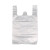 白色透明垃圾袋 PE压纹 加厚50个/捆 0.015mm 35*55单位捆