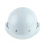 勋狸粑定制适用红钢纸电焊面罩头戴式焊帽焊接焊工专用安帽脸防护 白色安全帽 自带卡槽