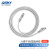 QSKY线缆 六类千兆网线 高速宽带线 CAT6类网络工程监控跳线 8芯双绞成品线缆 灰色 25米