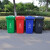 益美得 新国标分类垃圾桶大号户外环卫垃圾箱果皮桶 120L绿色（厨余垃圾）
