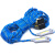 登山绳户外空调安装安全绳攀岩绳攀登装备绳索耐磨救援绳子 12mm60米蓝套管