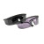 海斯迪克 HKZJ-1 电焊眼镜 劳保防护伸缩腿护目镜 黑架灰镜片(1个装)