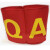现货QC QA红袖标袖章定做安全员袖章斜纹面料网印圆形袖套可定制 组长