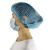一次性帽子防尘透气美容院头套工厂车间女发网无纺布网帽厨师条帽 白色21寸双筋2000只