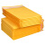 ANBOSON 黄色牛皮纸气泡信封袋 服装快递包装袋 印刷加厚防震服装泡沫袋子定制2000个起订 13*21+4cm/一箱385个
