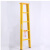电工专用玻璃钢绝缘梯关节梯合梯人字梯电力检修专用绝缘梯子直销定制 2米人字梯带平台
