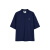 斯凯奇（Skechers）斯凯奇2024春季男士针织POLO衫短袖舒适中世纪蓝 珍珠米白/034H XXL