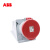 ABB 墙装工业插座(RS型) 463RS6