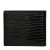 万宝龙（MONTBLANC） 男士黑色压纹皮革短款对折logo钱包钱夹卡包卡夹 116290 黑色