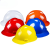 嘉博森高强度安全帽工地男国标加厚头盔施工建筑工程电力领导定制LOGO V型加厚款 红色