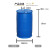 艾科堡200升蓝色化工原料存放桶塑料双孔加厚原料桶200KG双环闭口化工桶