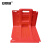 安赛瑞 300977 直板挡水板 可移动组合L型带提手 红色小号 705*680*528mm
