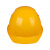 HKNA安全帽工地国标加厚透气领导建筑工程头盔男定制 黄色Y99S透气ABS