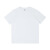安巧象 纯棉纯色T恤小白T宽松透气排汗夏季上班族短袖可定制logo 白色 3XL 