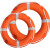 ONEVAN 救生圈 船用救生圈海上救援便捷塑料游泳圈 泡沫救生圈中号 单位：个