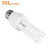 佛山照明（FSL） 节能灯泡E27螺口8W三基色荧光灯泡T4-U型白光（6500K）【两个装】/