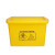 锐拓医疗废物周转箱 医疗垃圾转运运转箱 黄色周转箱加厚40L