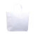 DYQT无纺布袋子定做广告手提覆膜环保立体袋宣传购物市帆布定制logo 无侧白色 200个 横向小号