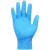 蓝色丁晴检查橡胶乳胶白色pvc透明烘焙食品级家用耐磨手套100只 复合手套加厚型【100只】盒 M