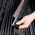 h型铝合金条刷门底密封毛刷尼龙机械工业防尘毛刷工业条刷毛刷条 h型毛高40MM一米/根