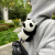 ARGENING可爱大熊猫公仔啪啪圈手环玩具毛绒玩偶抱抱手腕成都基地纪念品 熊猫啪啪圈中 11cm 随身玩偶