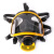 普达 自吸过滤式防毒面具 MJ-4002呼吸防护全面罩 面具+P-E-2过滤罐