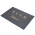 丝圈欢迎光临灰色大门口迎宾地垫吸水防滑除尘地毯 咖啡色 60x80cm