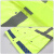 海斯迪克 分体式反光雨衣雨裤300D套装防汛环卫交通警示外卖骑行雨衣 荧光绿 2XL 