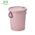 卫洋WYS-1141 办公室茶渣桶 小号粉色 塑料过滤桶茶台废水桶垃圾桶沥水桶