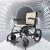 互邦电动轮椅折叠老人轻便代步车锂电池版老年残疾人四轮智能轮椅车HBLD3-D黑科技内转子无刷电机