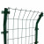 得豫工品 铁丝围栏 双边丝护栏 隔离网栅栏 高速公路护栏网 硬塑双丝5mm*1.8m高*3m长+立柱 单位：件