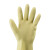 海斯迪克 HK-5177 胶皮清洁手套 乳胶橡胶耐用耐磨光里手套 洗碗防水保洁工作劳保手套 38cm粉色M码 1双