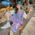 迪士尼（Disney）女童套装女孩夏季运动服篮球服速干新款中大童青少年儿童 紫罗兰 M 130cm
