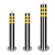 加厚不锈钢防撞柱隔离柱立柱钢管警示柱反光警示桩可移动路桩定制 可定制