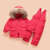乔僖枫羽绒服宝宝套装男童婴儿1-3岁新款韩版冬装两件套 米白色8830款 100 适合95-105厘米