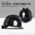 约巢适用于碳纤维花纹头盔工地国标ABS黑色安全帽领导监理头帽印 圆盔型透气碳纤维色亮黑