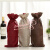 麻布酒瓶套 红酒袋 香槟盲品袋 圣诞礼品包装袋 Wine Bottle Bags 酒红色