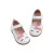 戴维贝拉（DAVE＆BELLA）洋气儿童皮鞋女子春季女宝宝鞋春秋小童公主鞋 白色 27（内长17.0cm）
