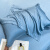 猫人（MiiOW）天丝枕套一对装家用冰丝枕头套夏季高级感单人学生宿舍枕芯内胆套 单枕套-深海蓝 48*74cm枕套一对