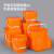加厚腌菜桶塑料正方形桶带盖长方形桶带提手圆桶20L大口桶运输桶 10L-长方形桶