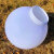 球形中华路灯灯罩螺口卡口亚克力柱子柱头圆球围墙户外防水外壳 (不发黄加厚)直径25卡口12.5CM
