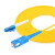 信捷(ABLEMEN) 光纤跳线LC-SC 2米单模单芯 收发器 交换机光纤线跳线室内线延长线尾纤