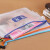 杰利（JIELI） a4文件袋 试卷科目类目科分类拉链袋加厚透明网格袋学生作业袋PVC初中小手提袋 粉色/10个装