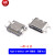 B型B母公USB插座插头插口方口方头打印机D型口母座Type-C接口mini Type-C USB3.1 16P沉板式 沉板0