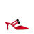 Manolo Blahnik 618女士MULES木屐 Red 37.5 EU