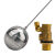 钢之麒工品 浮球止水阀黄铜小孔式外丝浮球阀水塔 DN15（4分） 一个价 48小时 