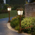 草坪灯欧式户外防水花园别墅方形草地灯室外高路灯LED 高0.8米-太阳能双色-古铜色